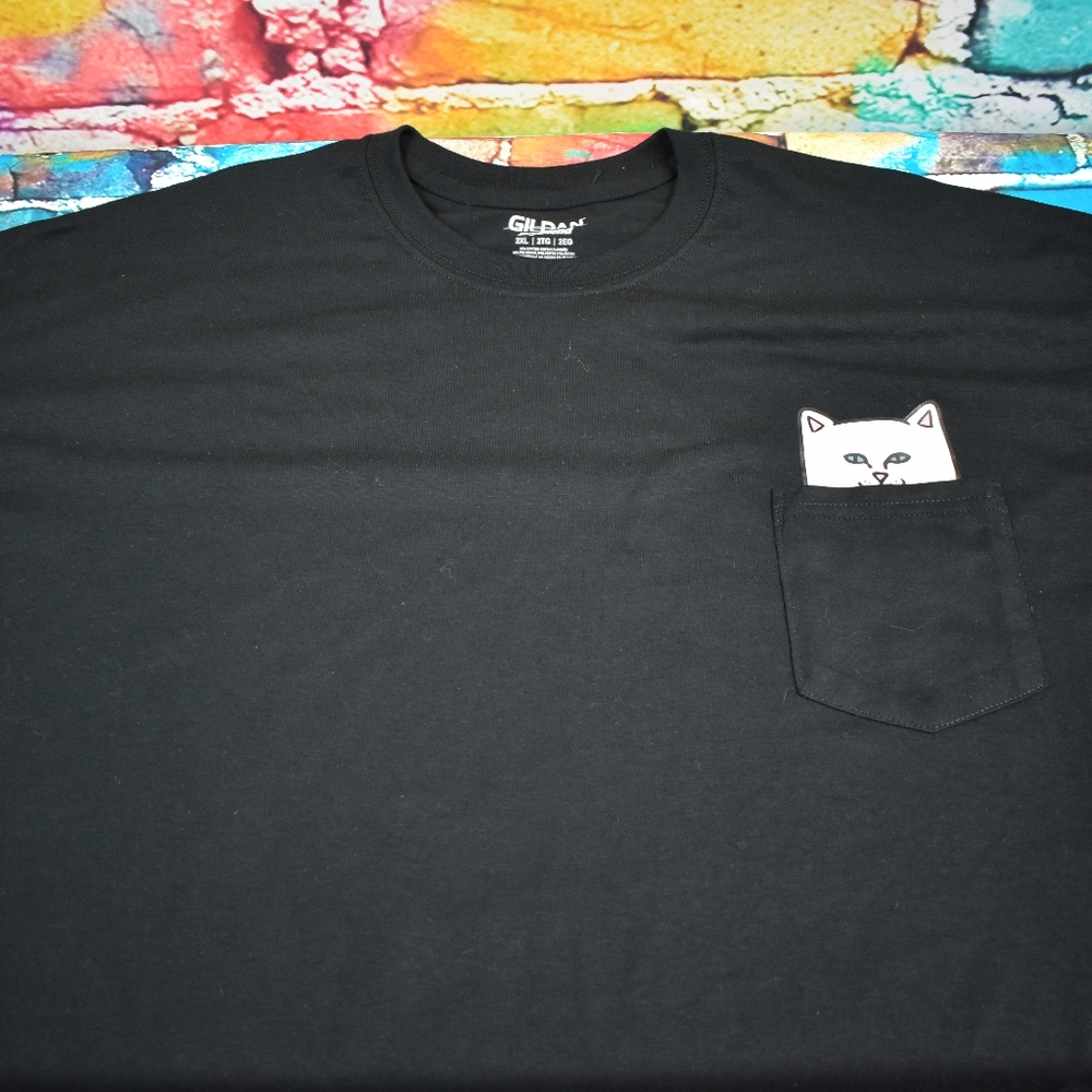 Kitty In Pocket Graphic Tshirt